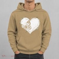 Cute Butterfly Monarchs Lovers Women Cutens Leopard Hoodie thumb 0