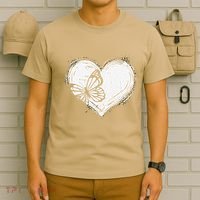 Cute Butterfly Monarchs Lovers Women Cutens Leopard T-Shirt thumb 6