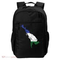 Cascadia Bioregion Map Flag Independence Distressed Backpack thumb 0