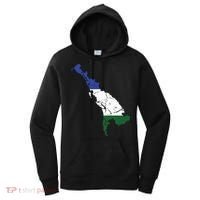 Cascadia Bioregion Map Flag Independence Distressed Women's Hoodie thumb 0