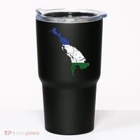 Cascadia Bioregion Map Flag Independence Distressed Tumbler thumb 0