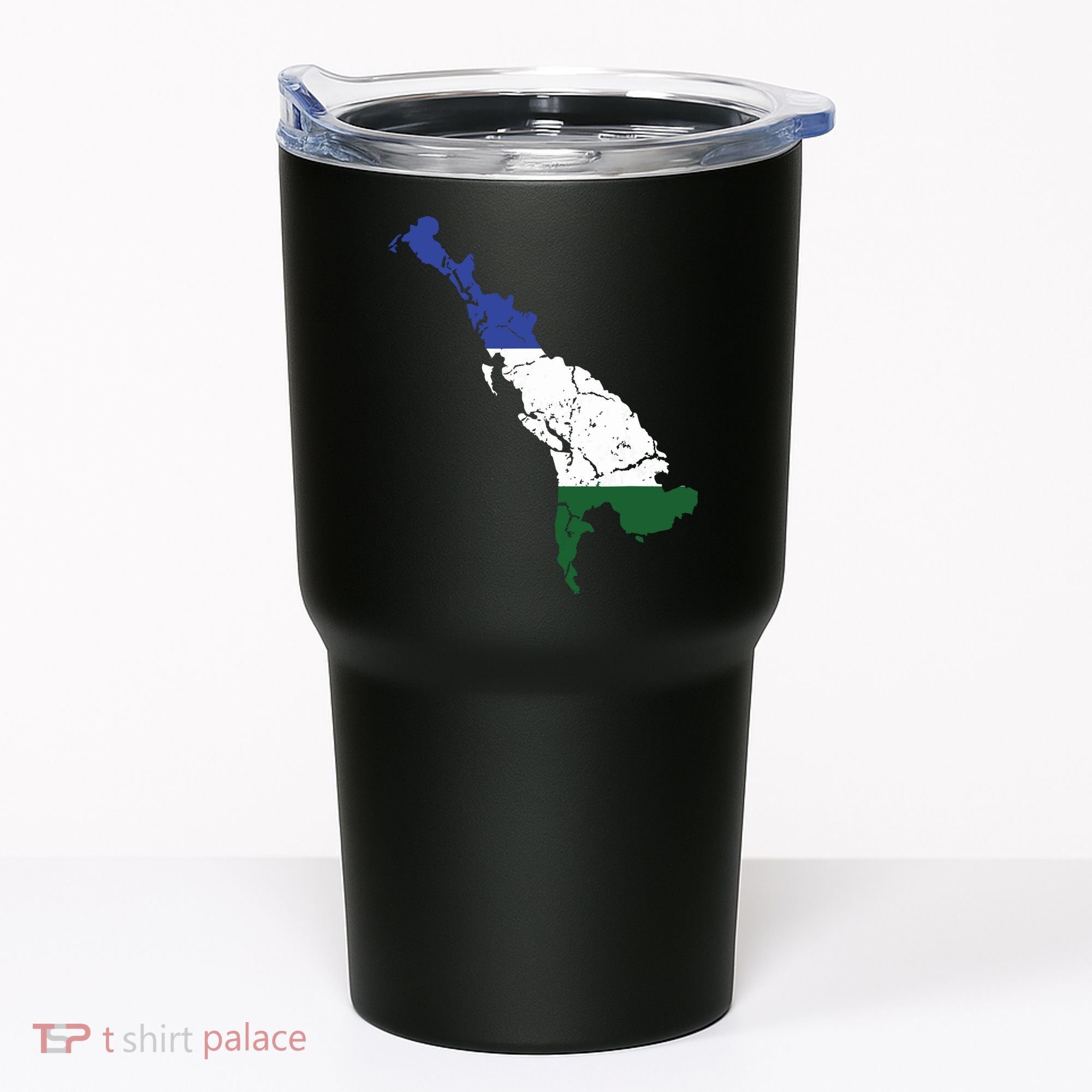 Cascadia Bioregion Map Flag Independence Distressed Tumbler
