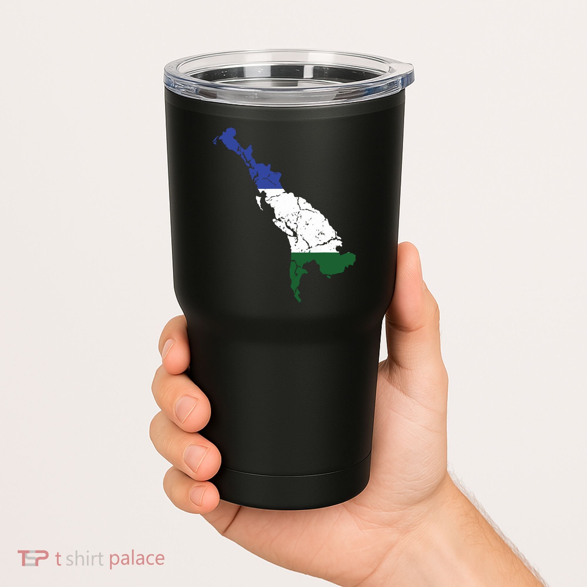 Cascadia Bioregion Map Flag Independence Distressed Tumbler
