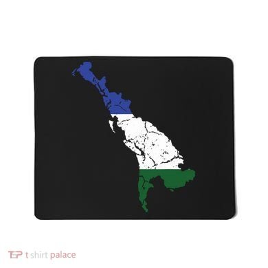 Cascadia Bioregion Map Flag Independence Distressed Mousepad
