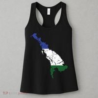 Cascadia Bioregion Map Flag Independence Distressed Women's Tank Top thumb 3