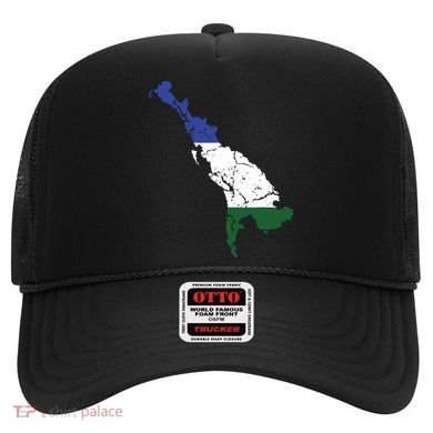 Cascadia Bioregion Map Flag Independence Distressed Hat