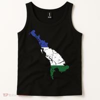 Cascadia Bioregion Map Flag Independence Distressed Tank Top thumb 2