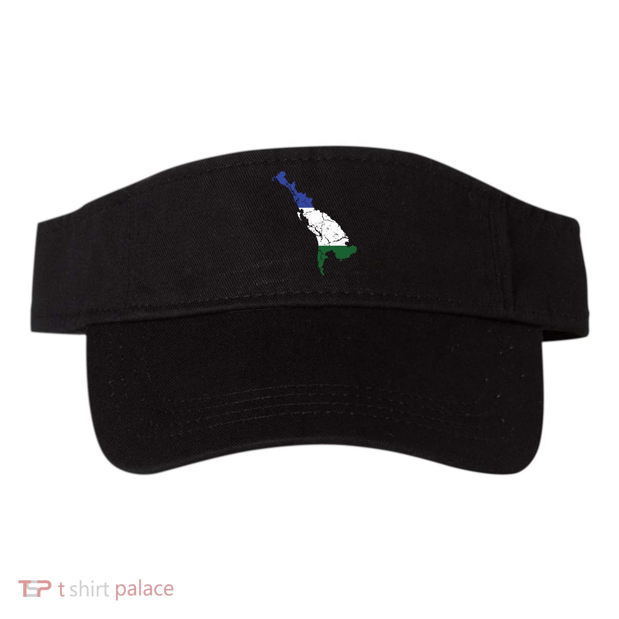 Cascadia Bioregion Map Flag Independence Distressed Visor