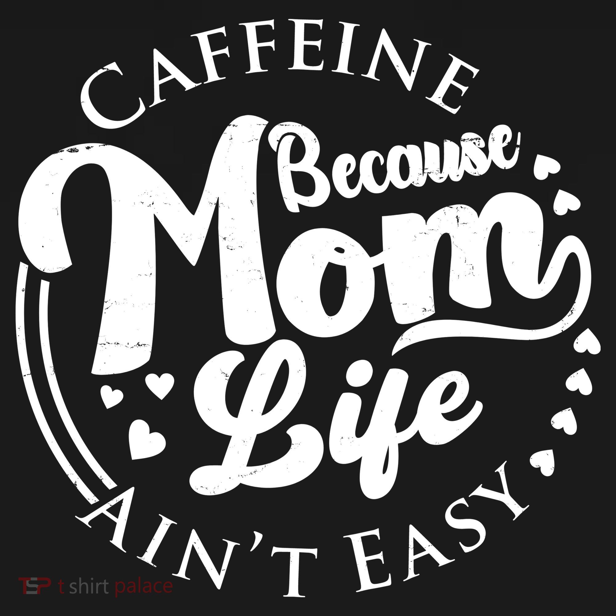 Caffeine Because Mom Life Ain't Easy Ornament