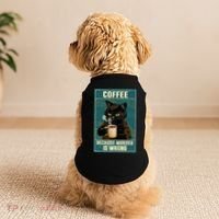 Coffee Because Murder Is Wrong Doggie Tank thumb 2