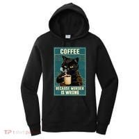 Coffee Because Murder Is Wrong Women's Hoodie thumb 0