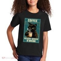 Coffee Because Murder Is Wrong Kids T-Shirt thumb 2