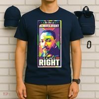 Color Block Martin Luther King The Time Is Always Right T-Shirt thumb 6