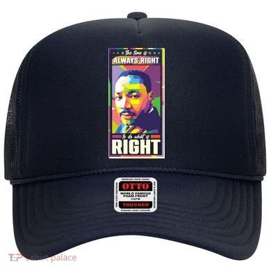 Color Block Martin Luther King The Time Is Always Right Hat