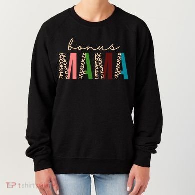 Cute Bonus Mama Leopard Pattern Women's Sweatshirt