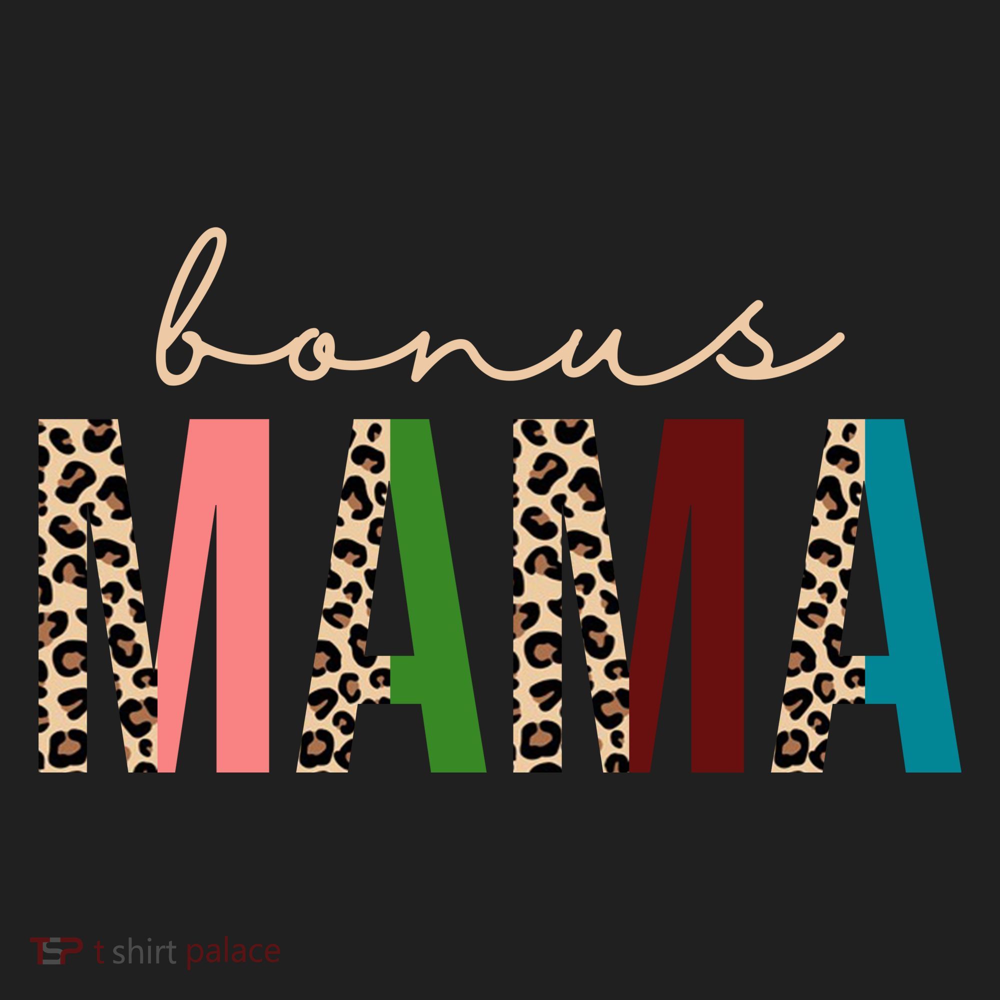 Cute Bonus Mama Leopard Pattern Women's Sweatshirt