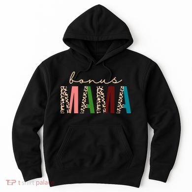 Cute Bonus Mama Leopard Pattern Hoodie