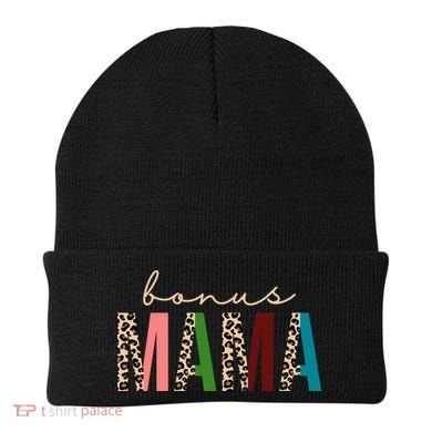 Cute Bonus Mama Leopard Pattern Beanie