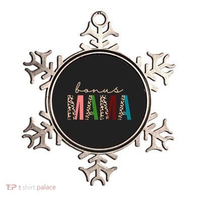 Cute Bonus Mama Leopard Pattern Ornament