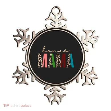 Cute Bonus Mama Leopard Pattern Ornament