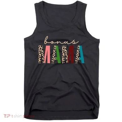Cute Bonus Mama Leopard Pattern Tank Top