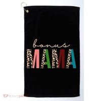Cute Bonus Mama Leopard Pattern Golf Towel thumb 0