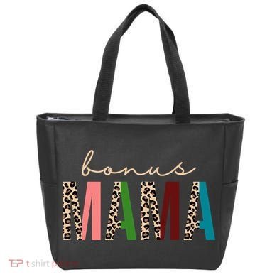 Cute Bonus Mama Leopard Pattern Tote Bag