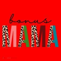 Cute Bonus Mama Leopard Pattern Santa Hat thumb 1
