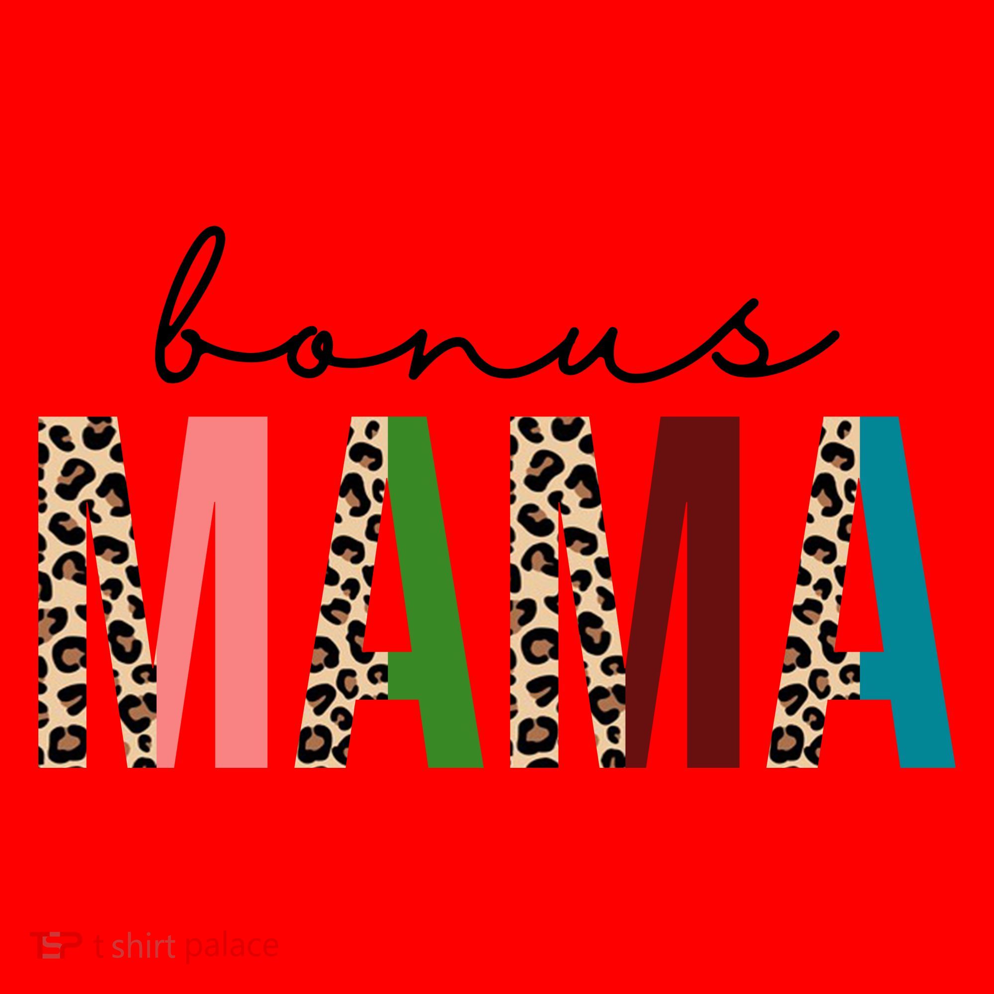 Cute Bonus Mama Leopard Pattern Santa Hat