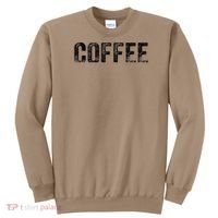 Coffee Because Murder Is Wrong Angry Cat Coffee Funny Quote Sweatshirt thumb 0