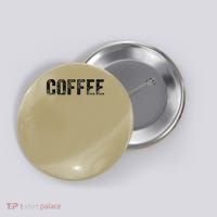 Coffee Because Murder Is Wrong Angry Cat Coffee Funny Quote Button thumb 0