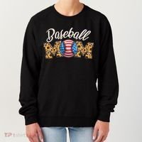 Cute Baseball Mom Baseball Fan Women's Sweatshirt thumb 0