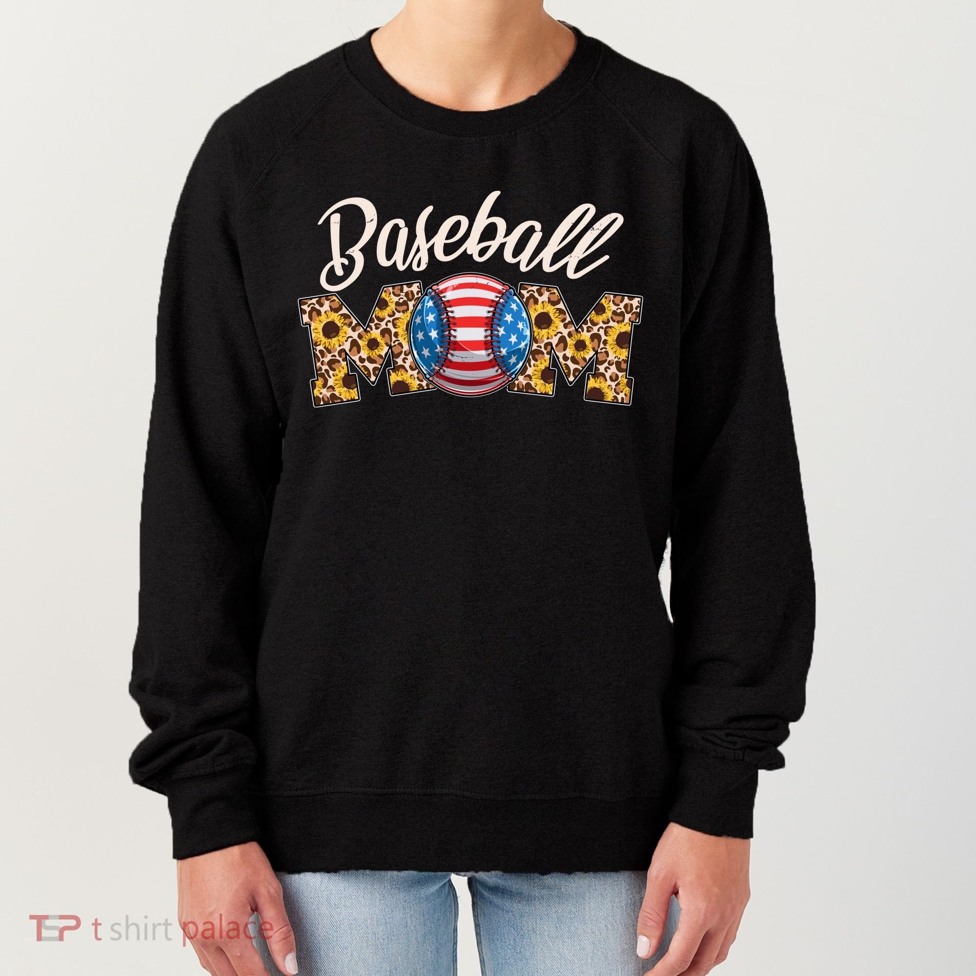 Cute Baseball Mom Baseball Fan Women's Sweatshirt