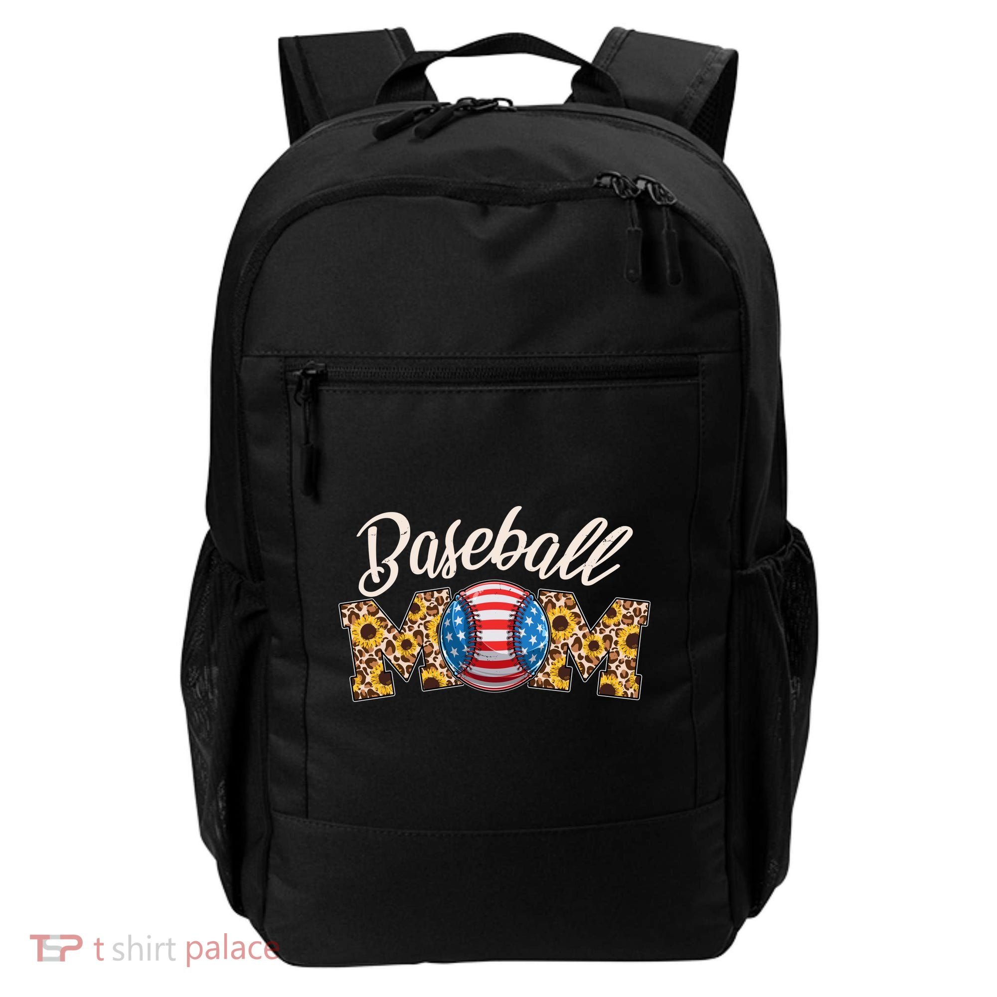Cute Baseball Mom Baseball Fan Backpack