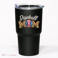 Cute Baseball Mom Baseball Fan Tumbler thumb 0