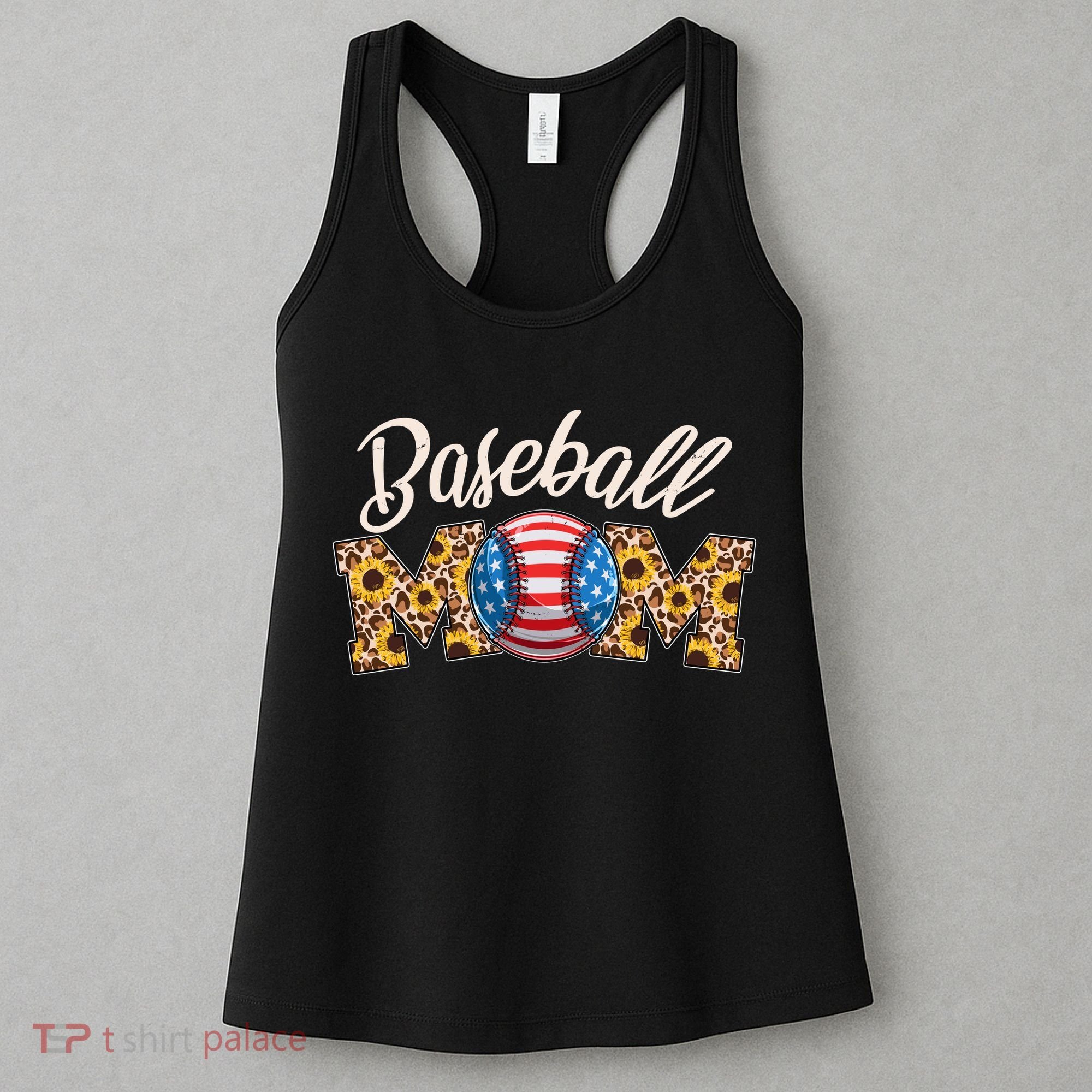 Cute Baseball Mom Baseball Fan Women's Tank Top