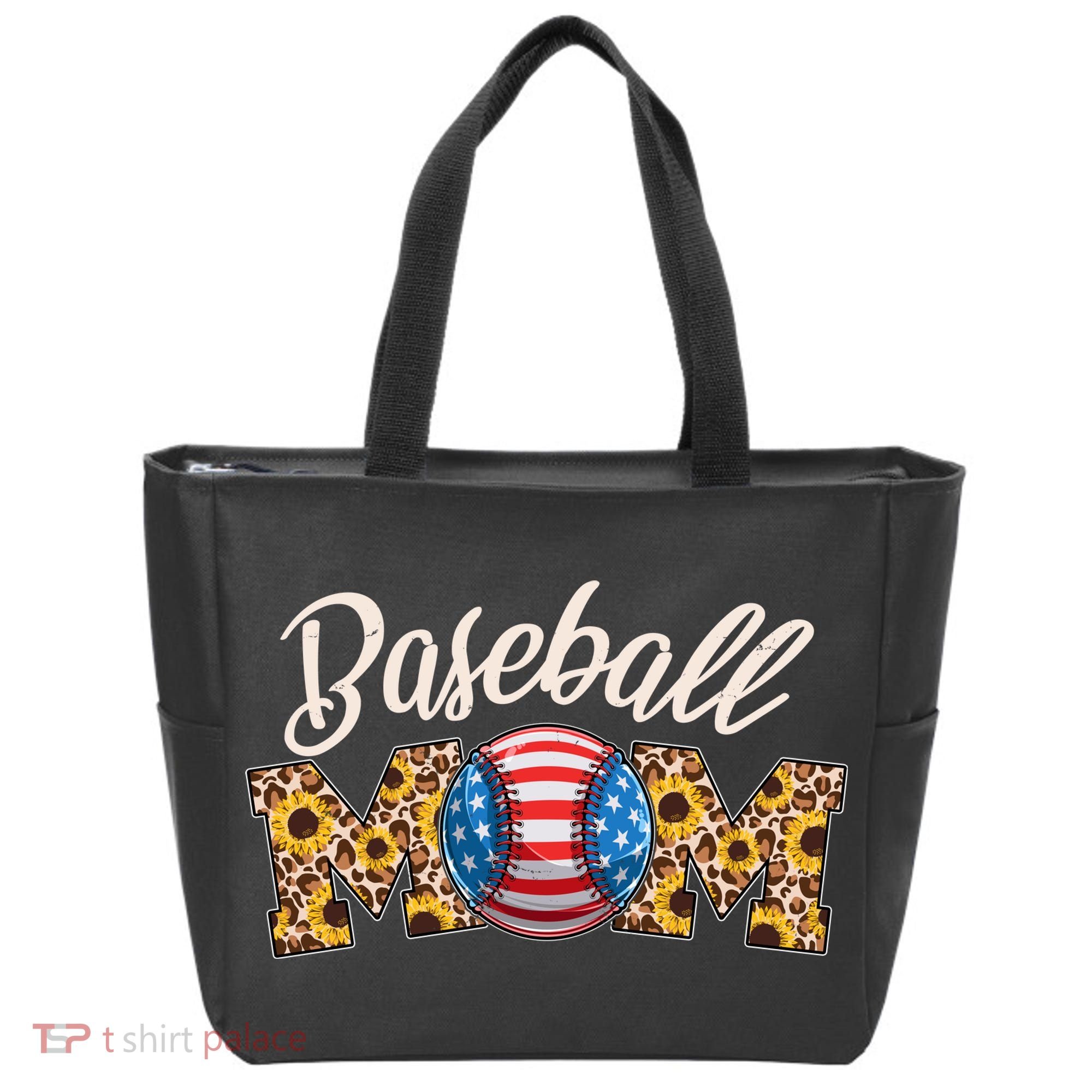 Cute Baseball Mom Baseball Fan Tote Bag