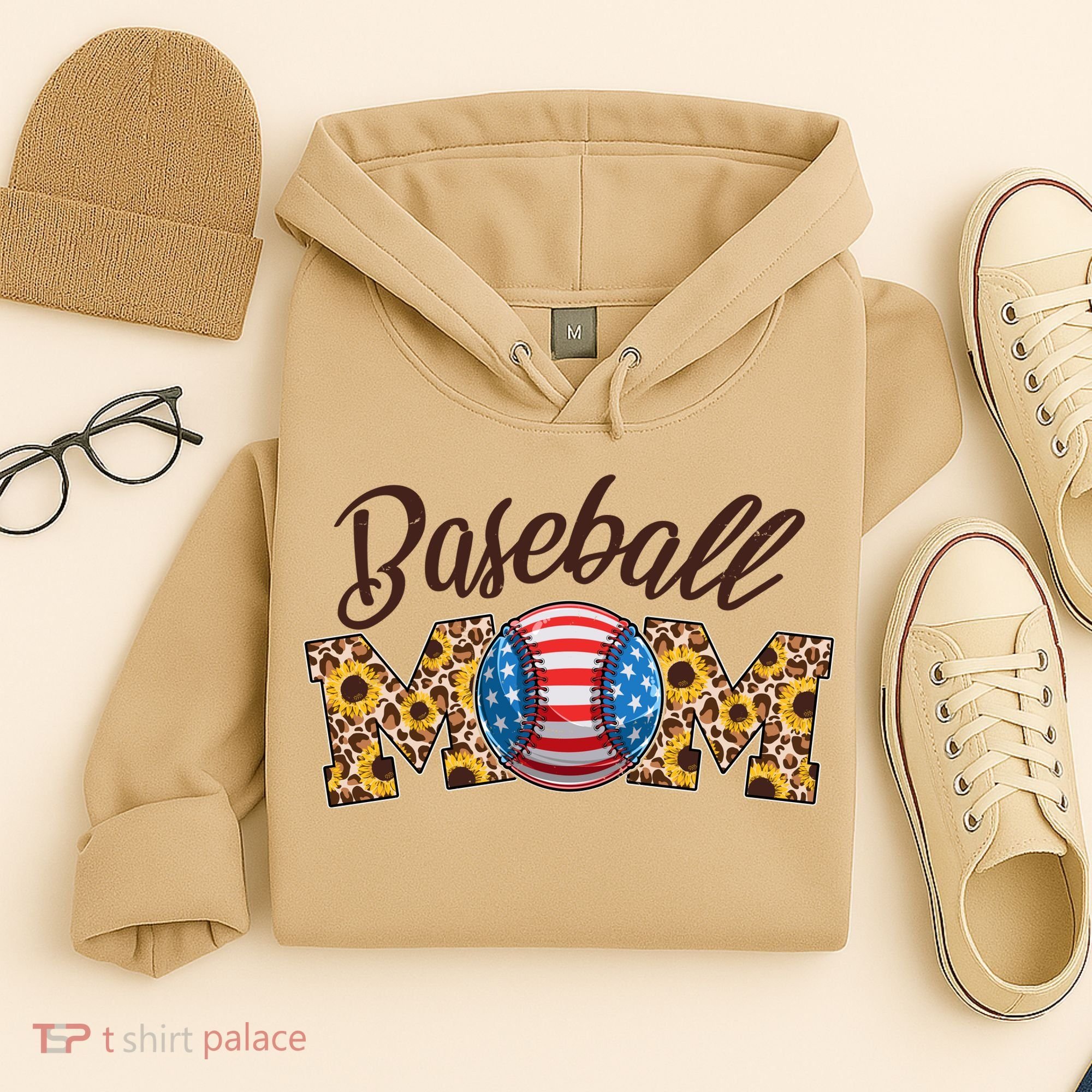 Cute Baseball Mom Baseball Fan Hoodie