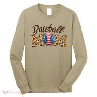Cute Baseball Mom Baseball Fan Long Sleeve Shirt thumb 0