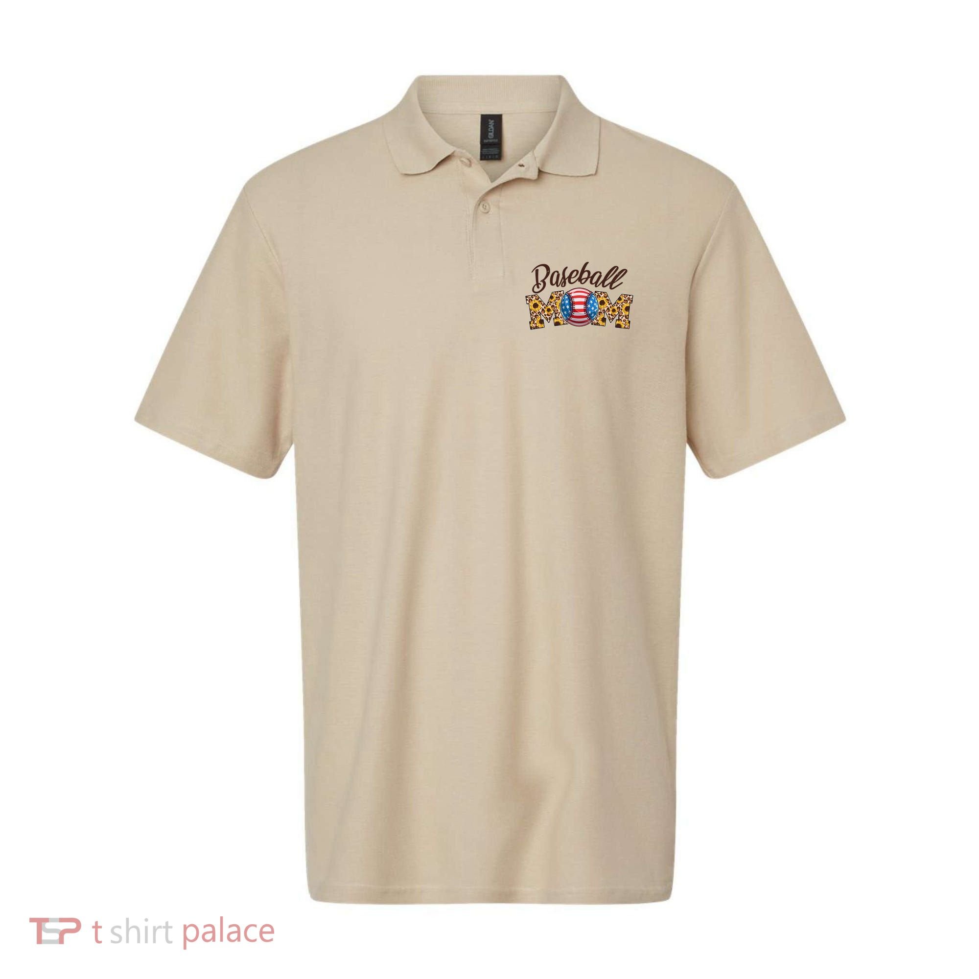 Cute Baseball Mom Baseball Fan Polo