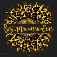 Cute Best Mawmaw Ever Happy Mother's Day Sunflower Beanie thumb 2