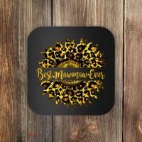 Cute Best Mawmaw Ever Happy Mother's Day Sunflower Coaster thumb 0