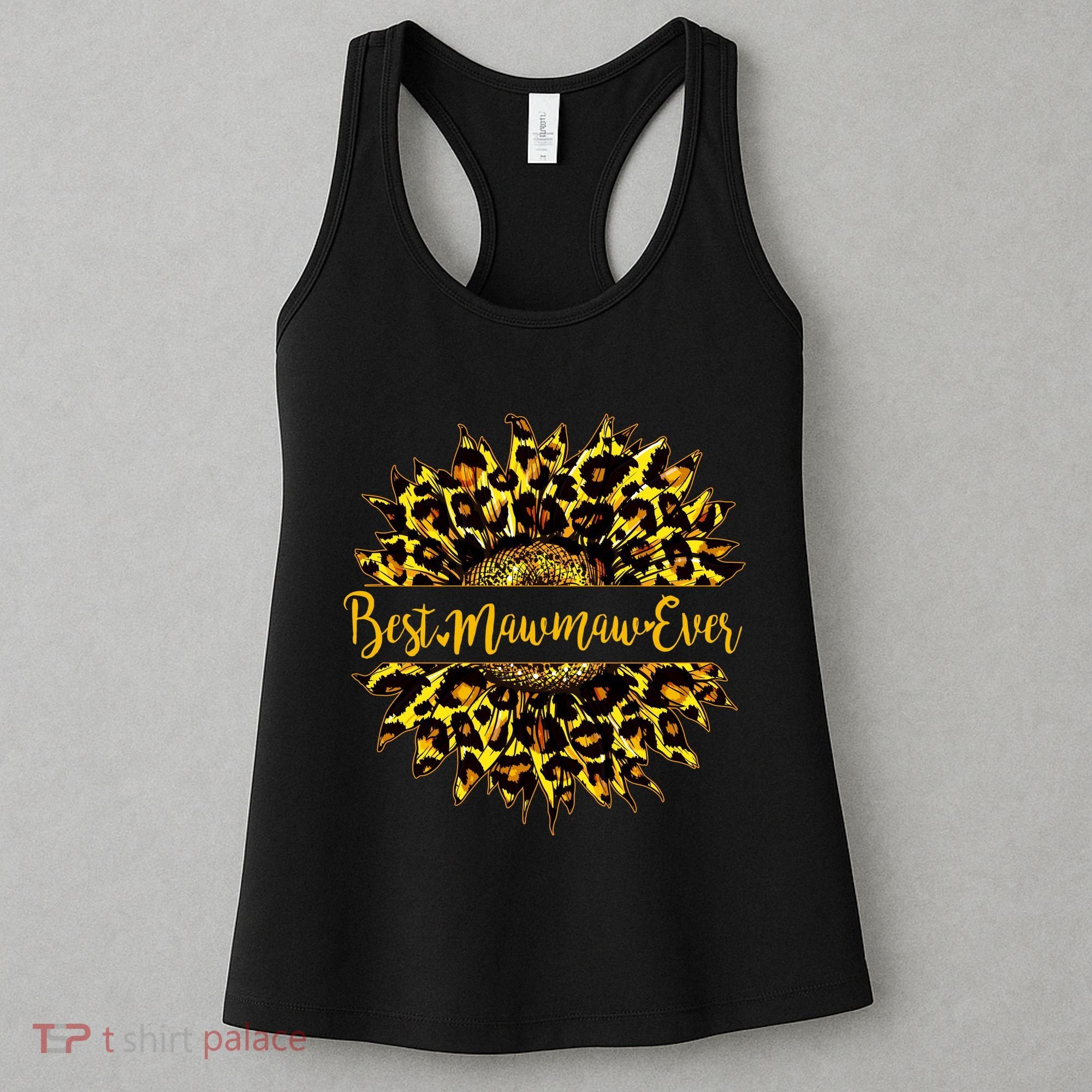 Cute Best Mawmaw Ever Happy Mother's Day Sunflower Women's Tank Top