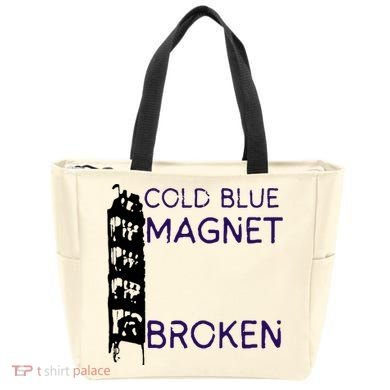 Cold Blue Magnet Broken Tote Bag