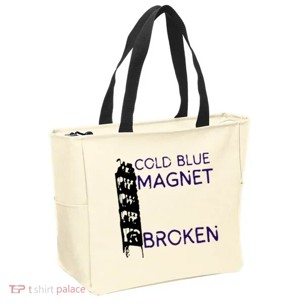 Cold Blue Magnet Broken Tote Bag