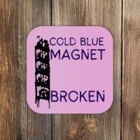 Cold Blue Magnet Broken Coaster thumb 0