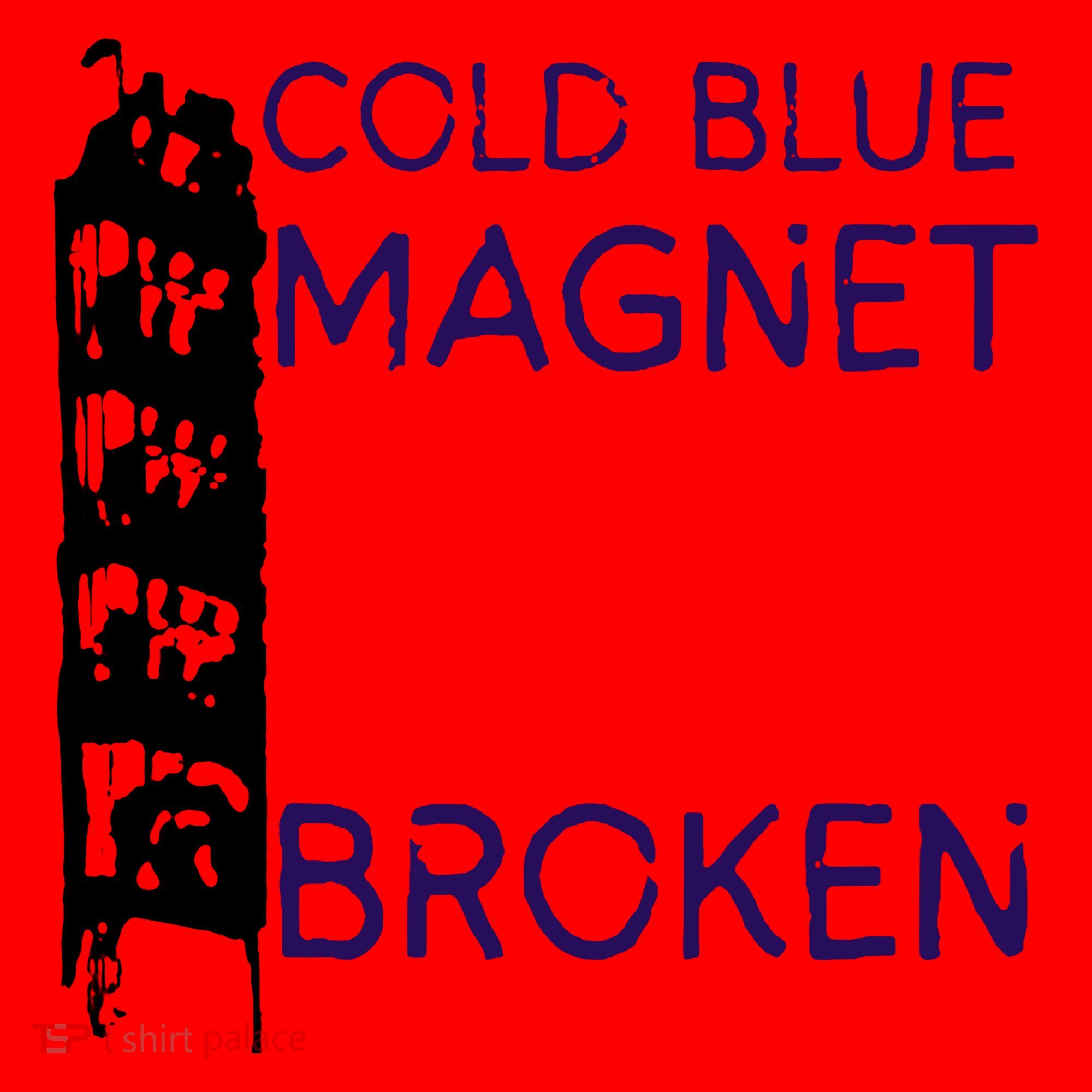 Cold Blue Magnet Broken Santa Hat