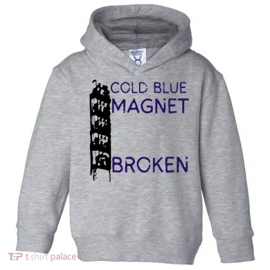 Cold Blue Magnet Broken Toddler Hoodie