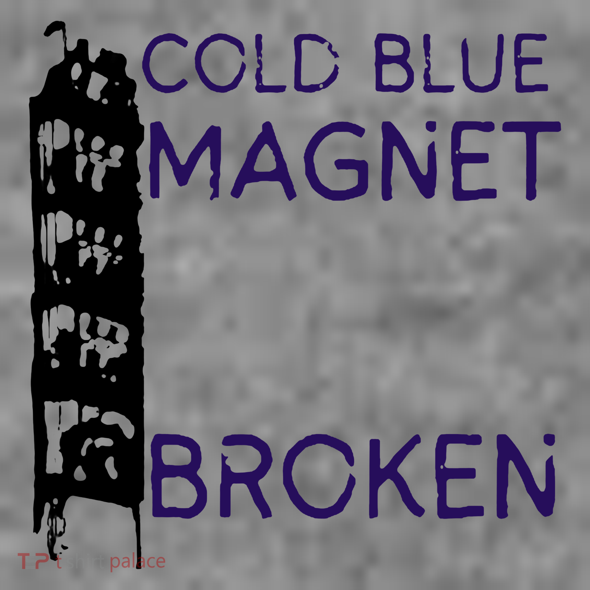 Cold Blue Magnet Broken Toddler Hoodie
