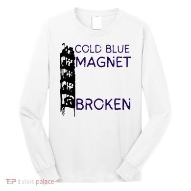 Cold Blue Magnet Broken Long Sleeve Shirt